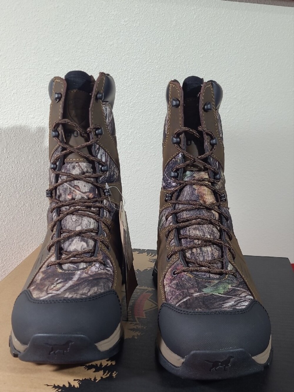 Irish Setter Terrain Mossy Oak Realtree Brown Camo Hunting Boots - Picture 3 of 11
